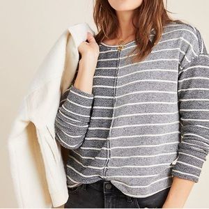 Anthropologie Devin Textured Sweatshirt